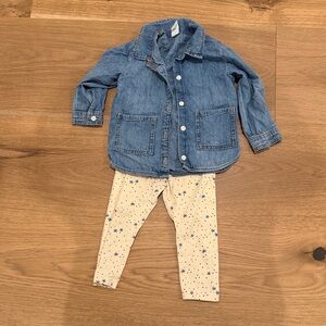 H&M Kids Light Blue Jean Jacket